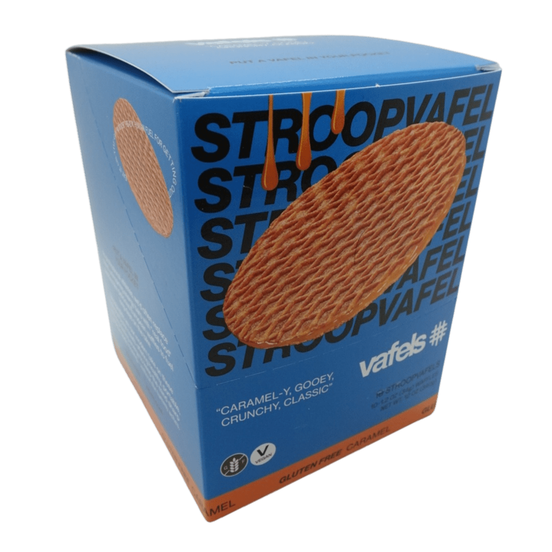 Gluten - Free Caramel Stroopvafels - Box of 10 - Now Shipping! - Vafels