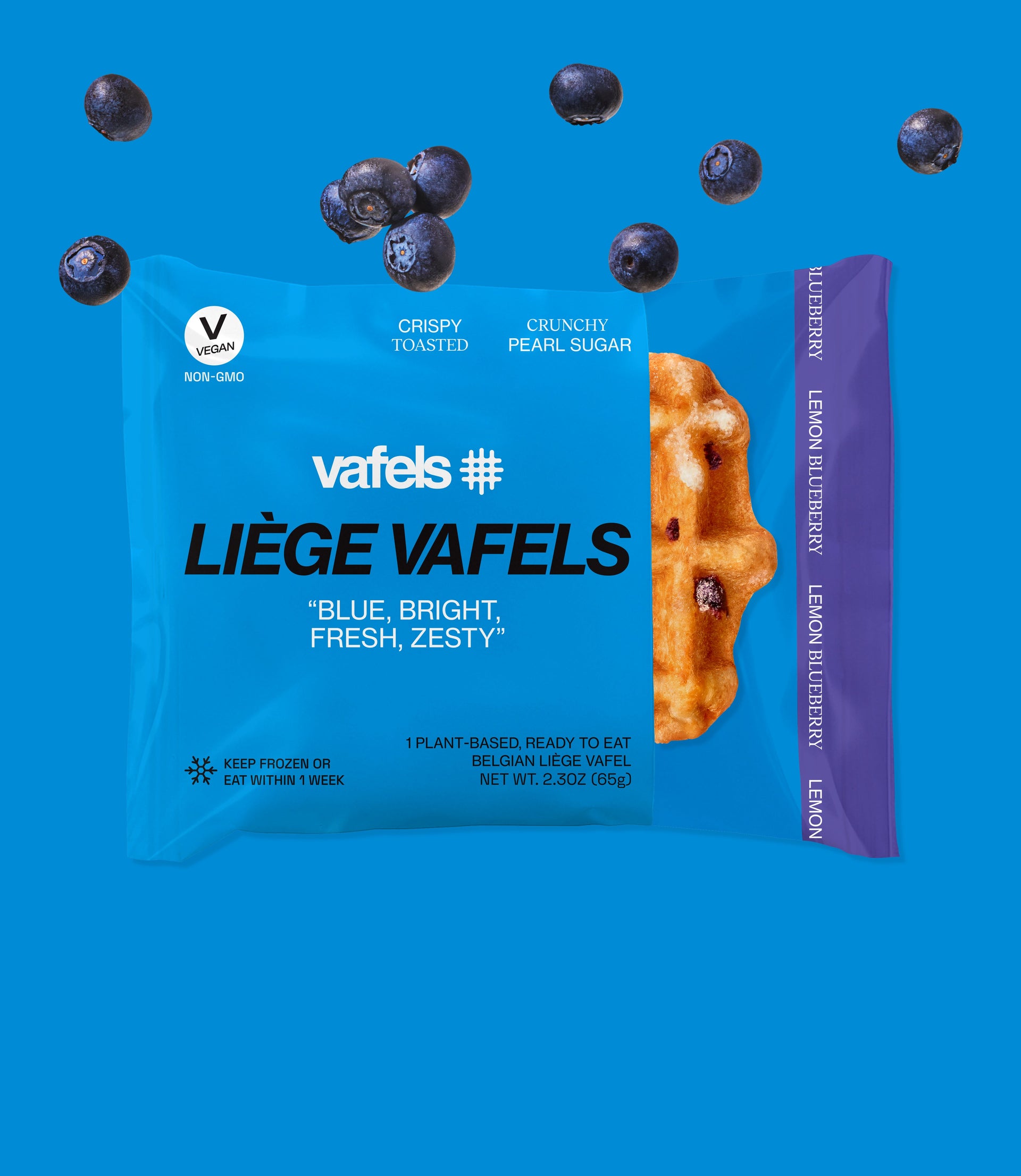 Lemon - Blueberry Liège Vafels - Vafels