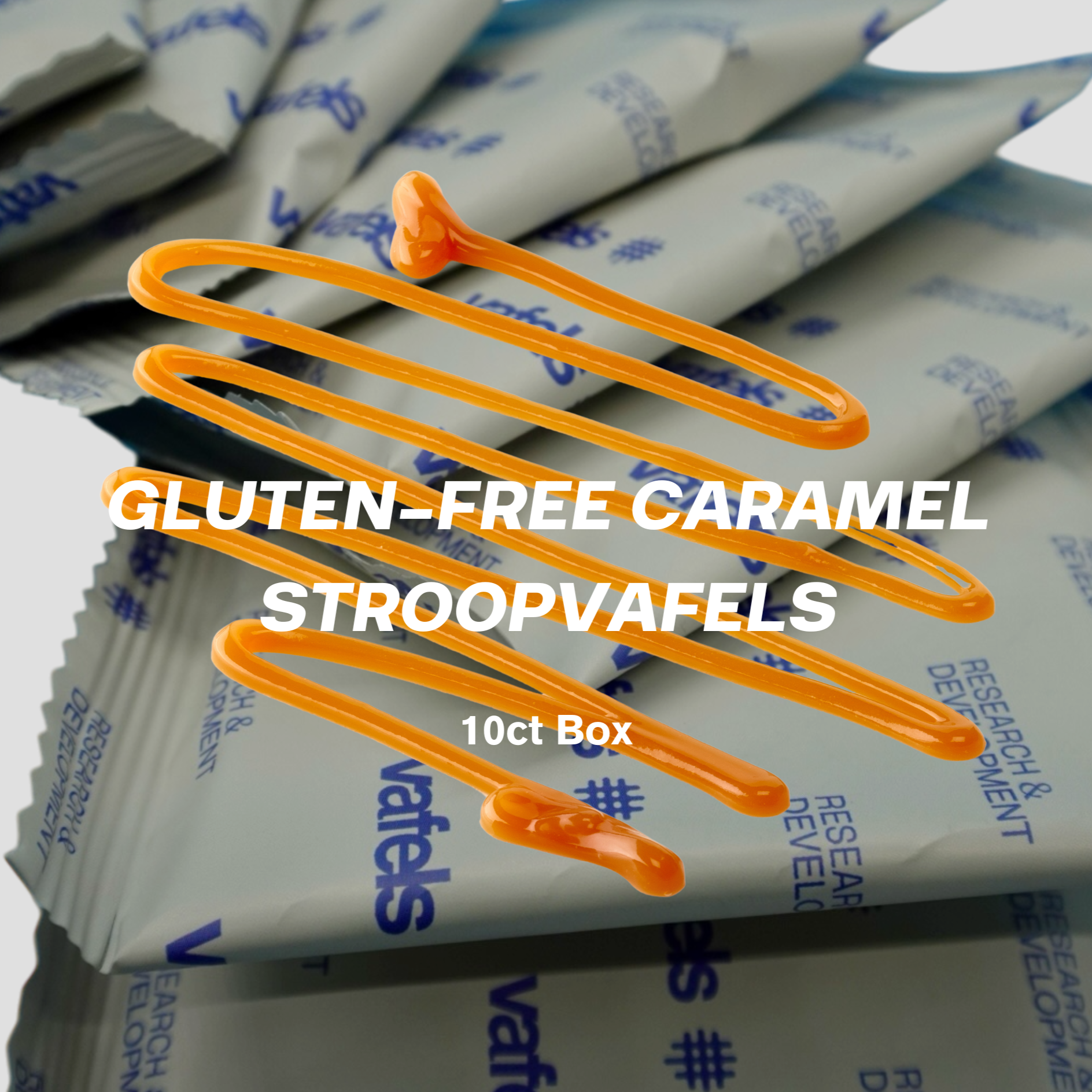 Gluten-Free Caramel Stroopvafels - Box of 10 [Pre-Order Only]