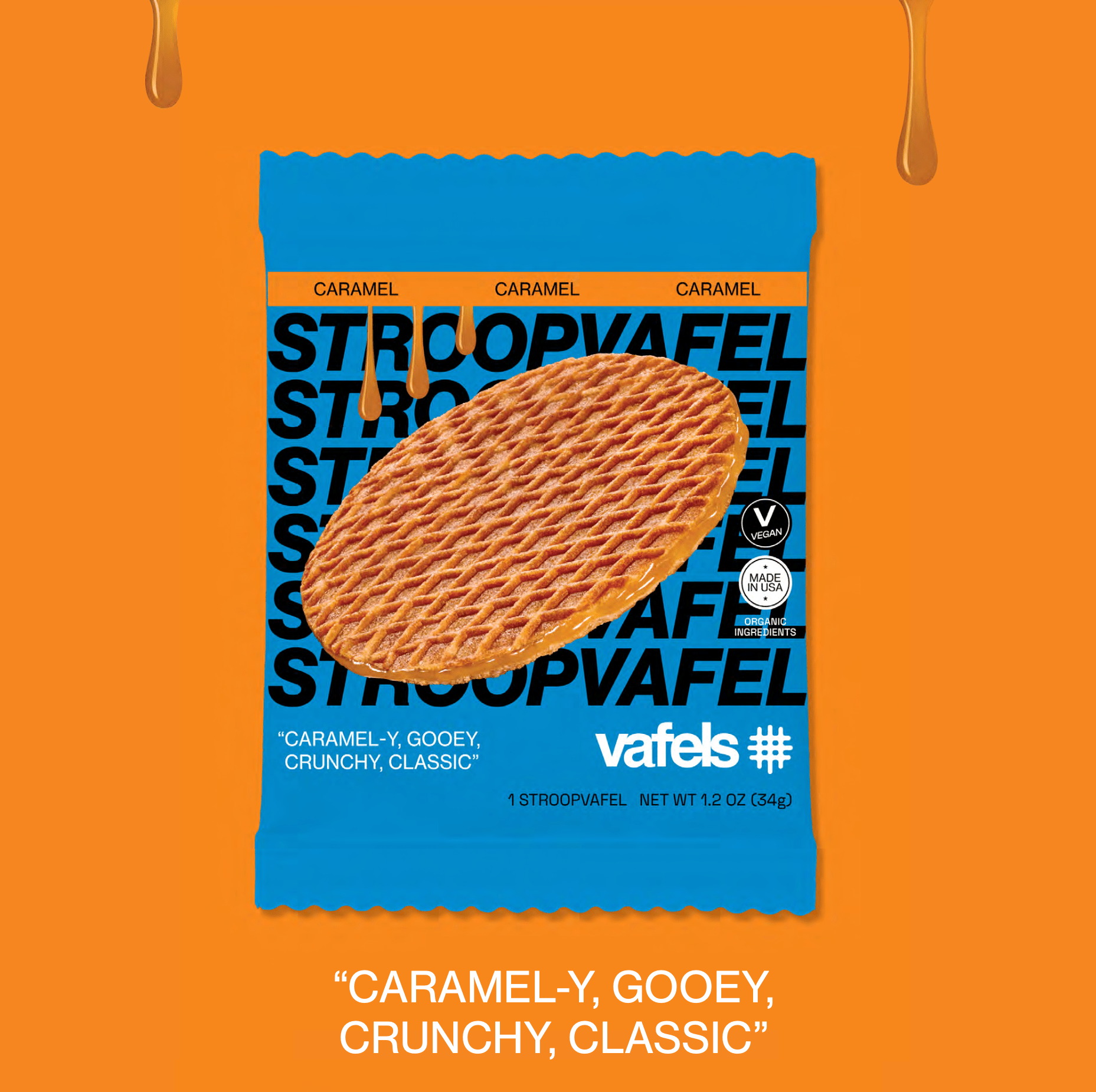 Gluten - Free Caramel Stroopvafels - Box of 10 - Vafels