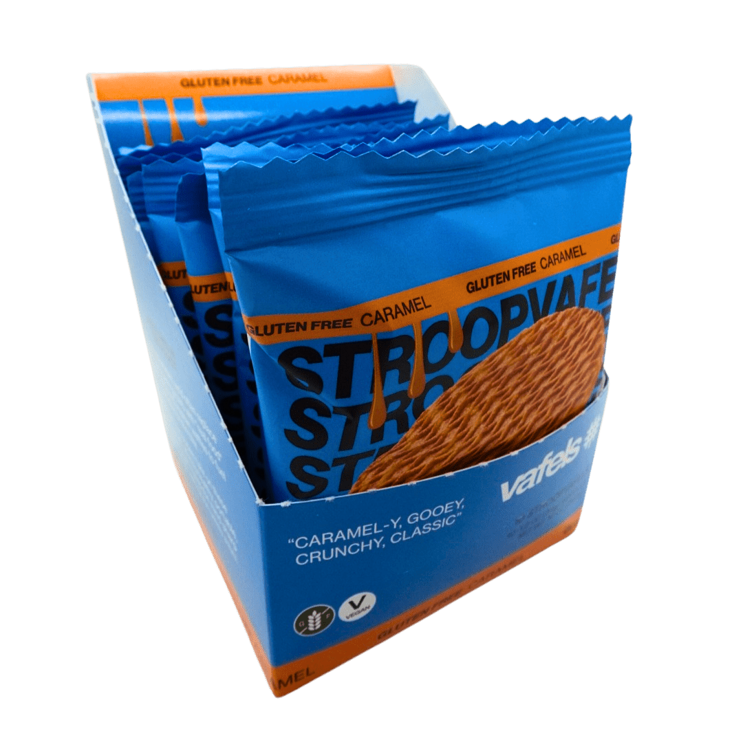 Gluten - Free Caramel Stroopvafels - Box of 10 - Now Shipping! - Vafels