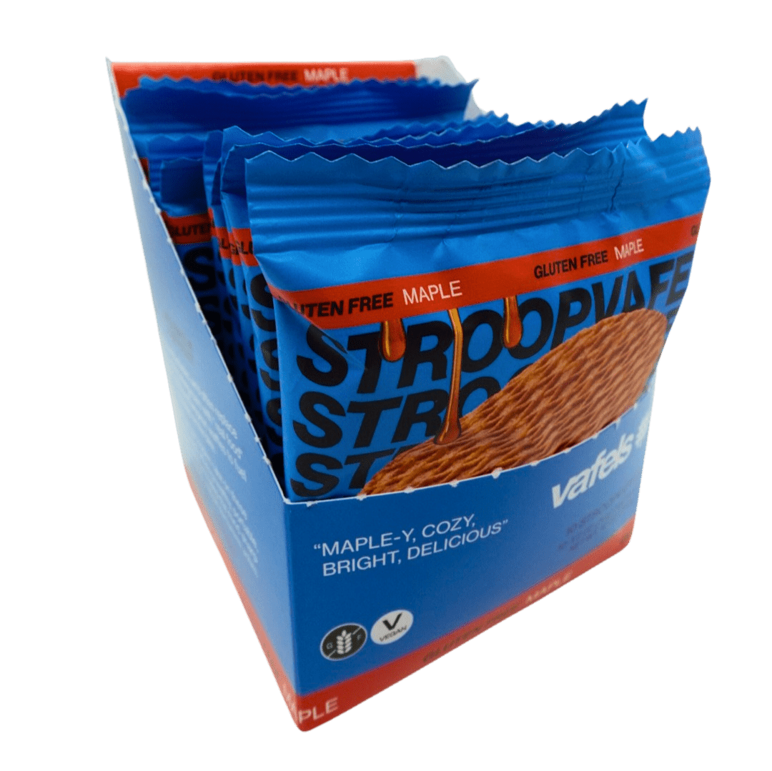 Gluten - Free Maple Stroopvafels - Box of 10 - Now Shipping! - Vafels