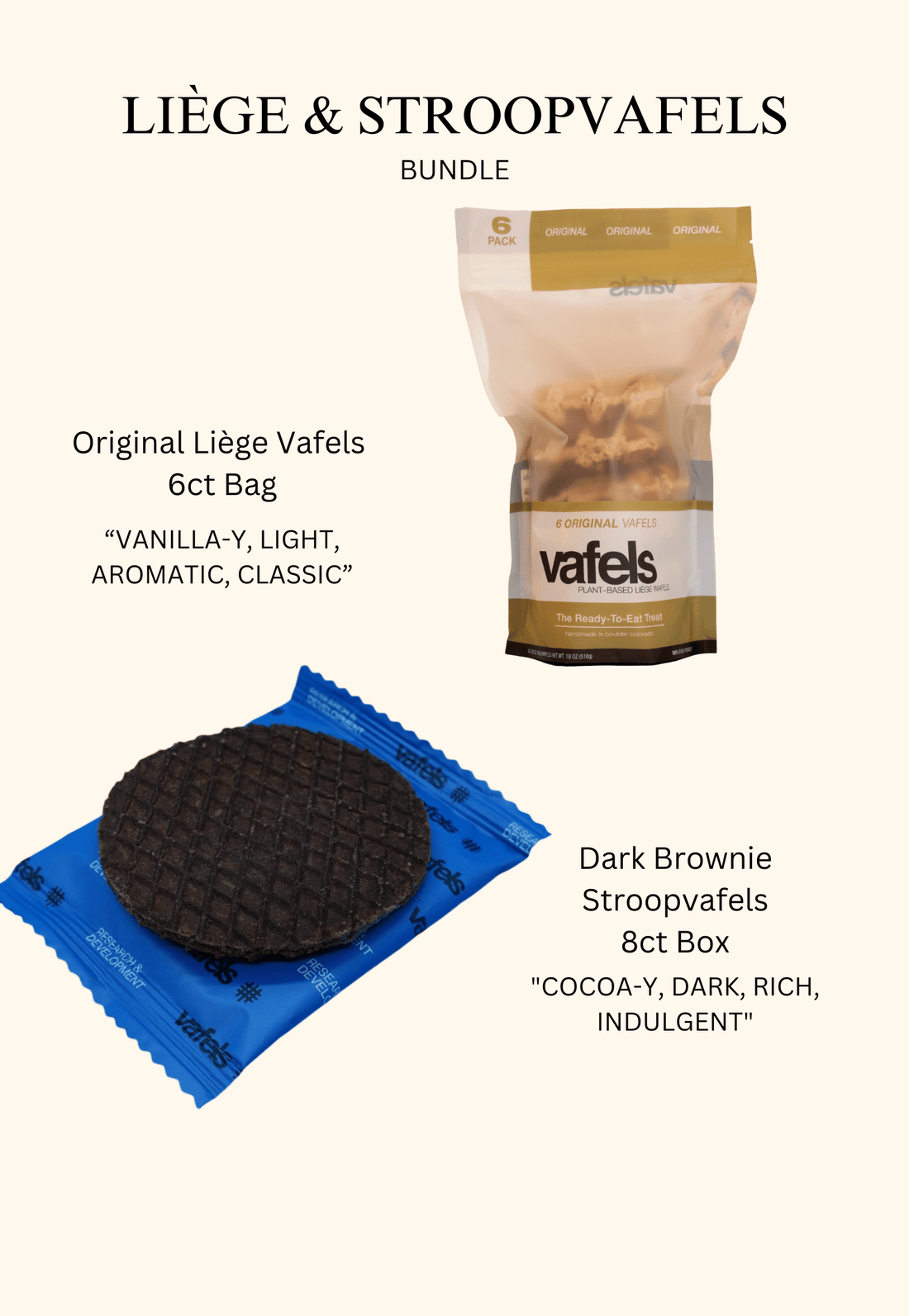 Original Liège Vafels &amp; Dark Brownie Stroopvafels - Vafels